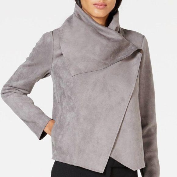 anne klein asymmetrical jacket